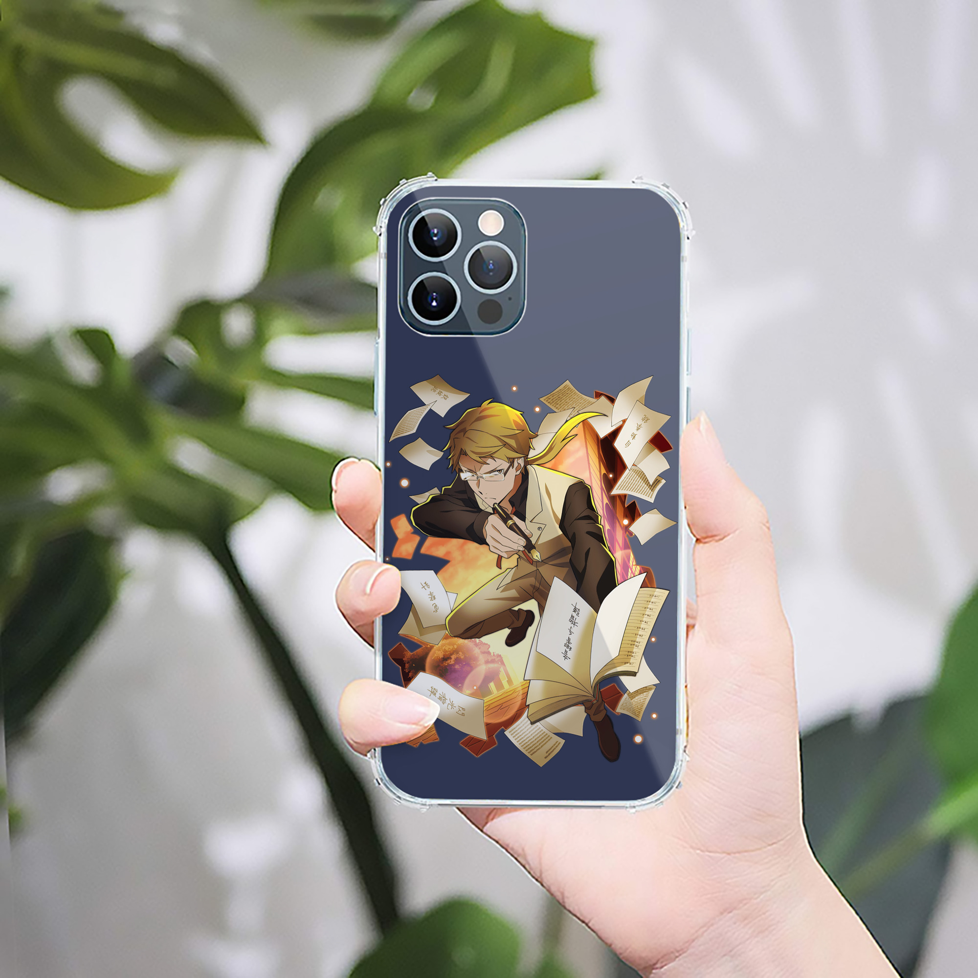 （画像用） 文豪ストレイドッグス Bungo Stray Dogs 【iPhone 12シリーズ対応】透明スマホケース（クリアソフトケース）